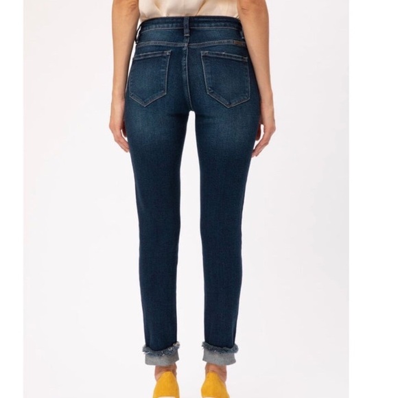 KanCan Jeans blue distressed boutique 9/28 high like new condition flattering - Picture 3 of 16